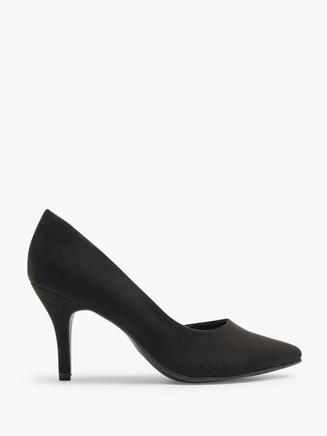 schwarze pumps rund