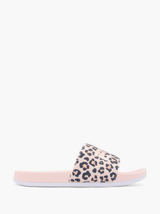 FILA Roze badslipper panterprint