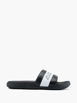 Kappa Zwarte badslipper