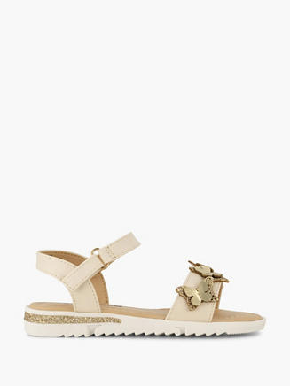 Graceland Beige sandaal steentjes