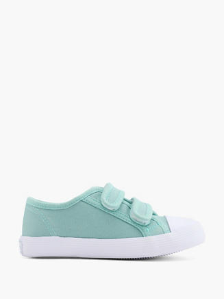 Vty Groene canvas sneaker velcro 