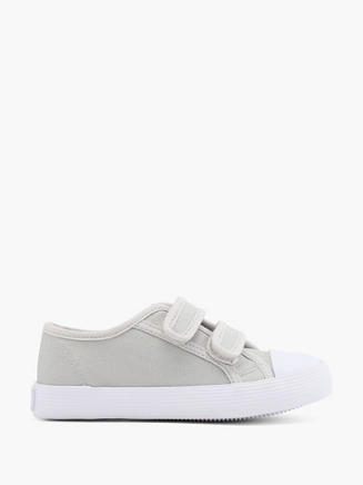Vty Grijze canvas sneaker velcro