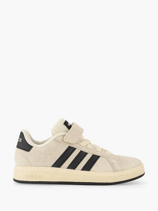 adidas Witte leren sneaker velcro GRAND COURT 00s EL C