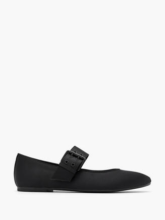 Graceland Zwarte ballerina mary jane