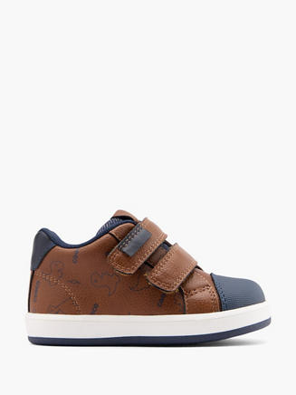 Vty Bruine sneaker klittenband