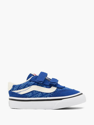 VANS Blauwe sneaker klittenband BROOKLYN LS V RETRO