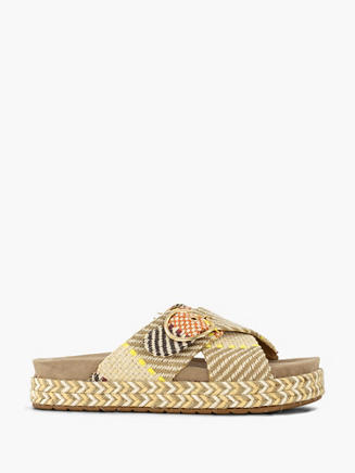 Claudia Ghizzani Bruine slipper