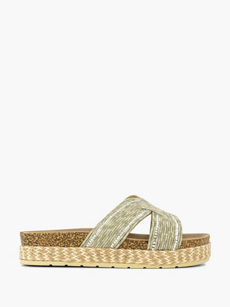 Claudia Ghizzani Groene slipper