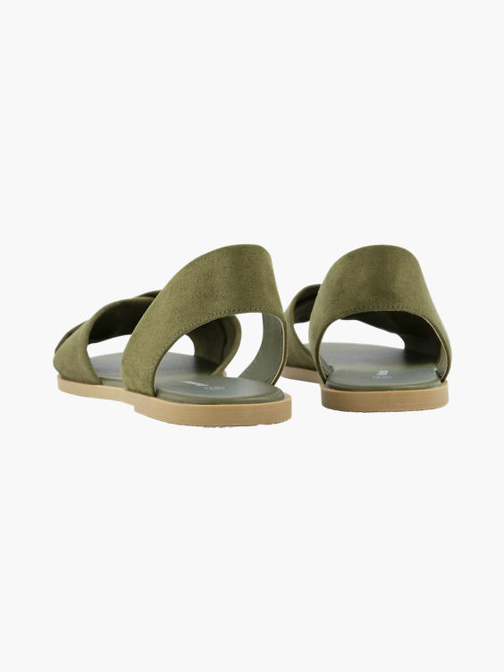 Groene sandaal