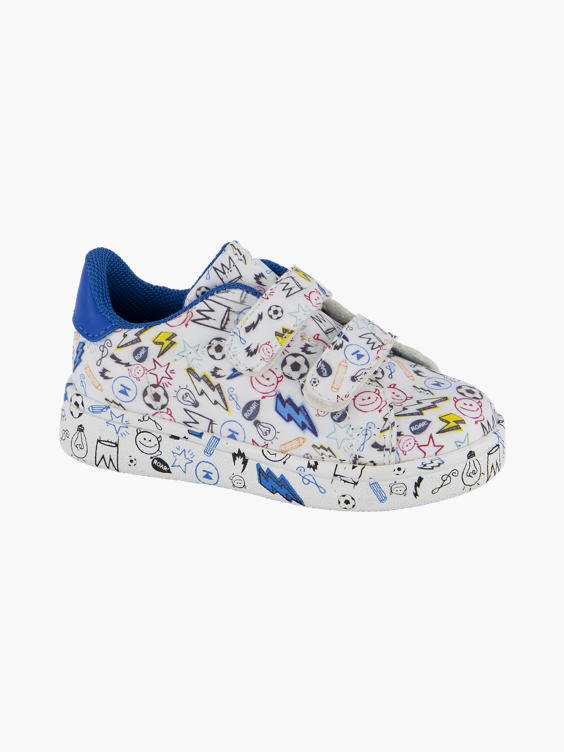 Witte sneaker all over print