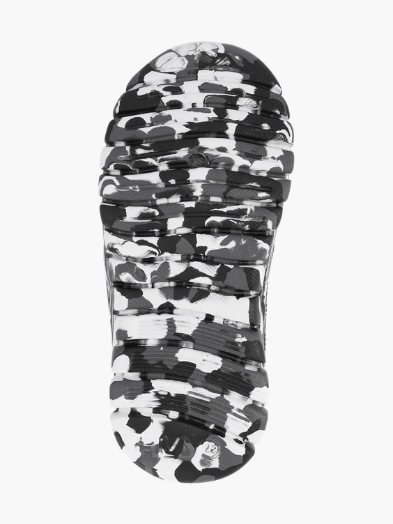 Zwarte sneaker camouflage