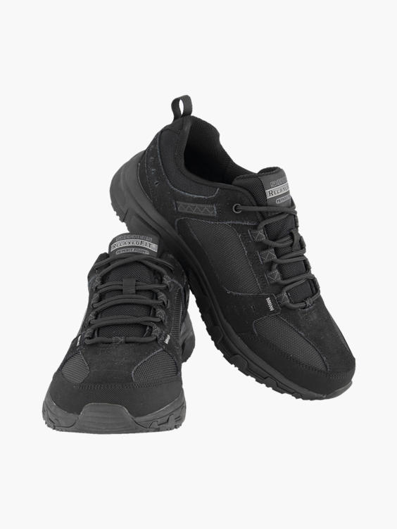 Mens Skechers Black Lace-up Trainers in 