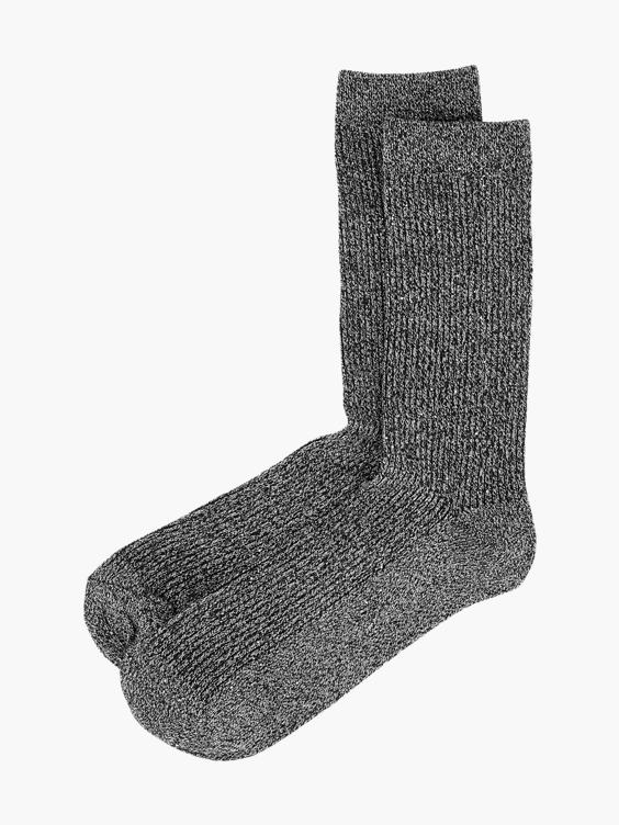 Zilveren lurex sokken mt 36-41