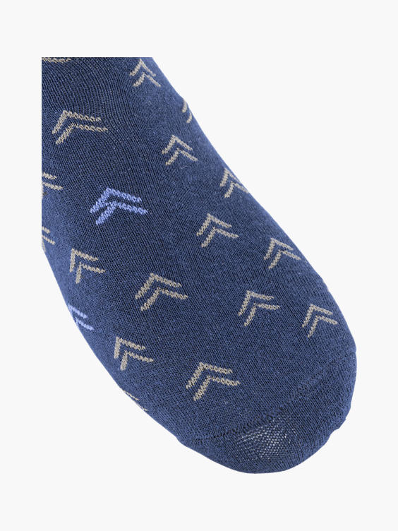 Donkerblauwe sokken 3 pak mt 41-46