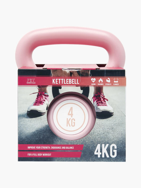 Roze kettlebell 4 kg