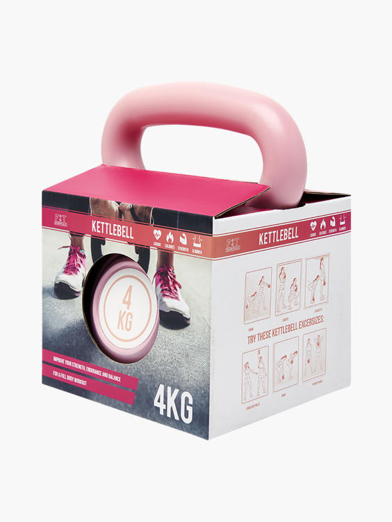 Roze kettlebell 4 kg