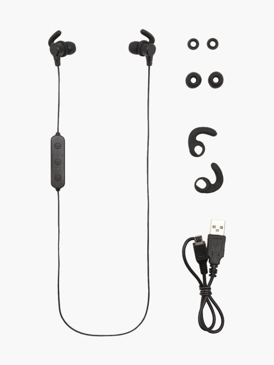 Zwarte Sport Earphone Bluetooth