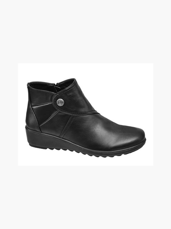 Black Comfort Ankle Boots
