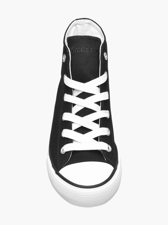 junior black converse hi tops