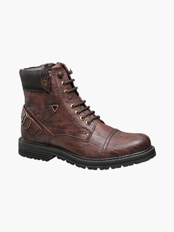 Landrover Mens Casual Lace-up Brown Boots