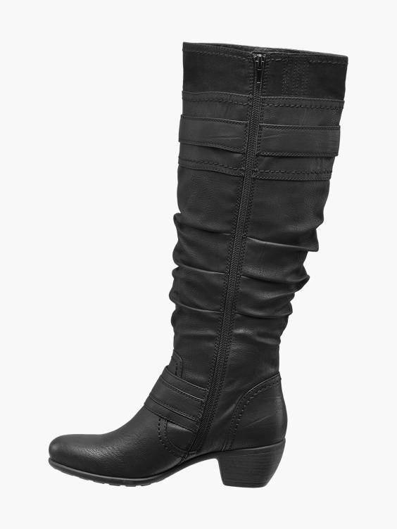 Black High Leg Boots