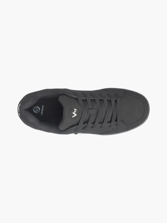 VTY Mens Black Lace-up Trainers
