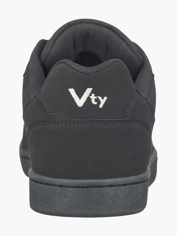 VTY Mens Black Lace-up Trainers