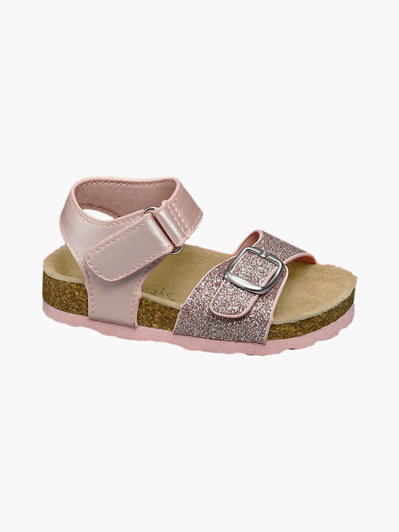 Toddler Girls Glitter Footbed Sandals
