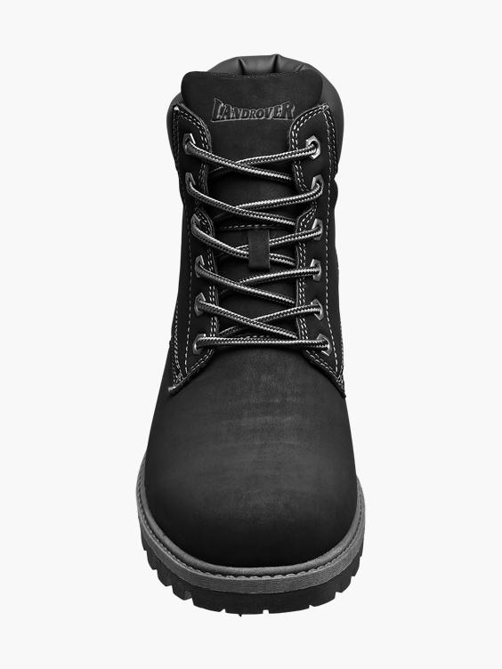 Landrover Mens Black Casual Lace-up Boots