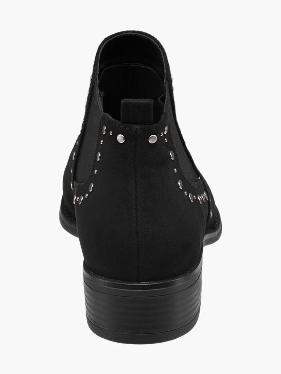 Black Studded Chelsea Boot