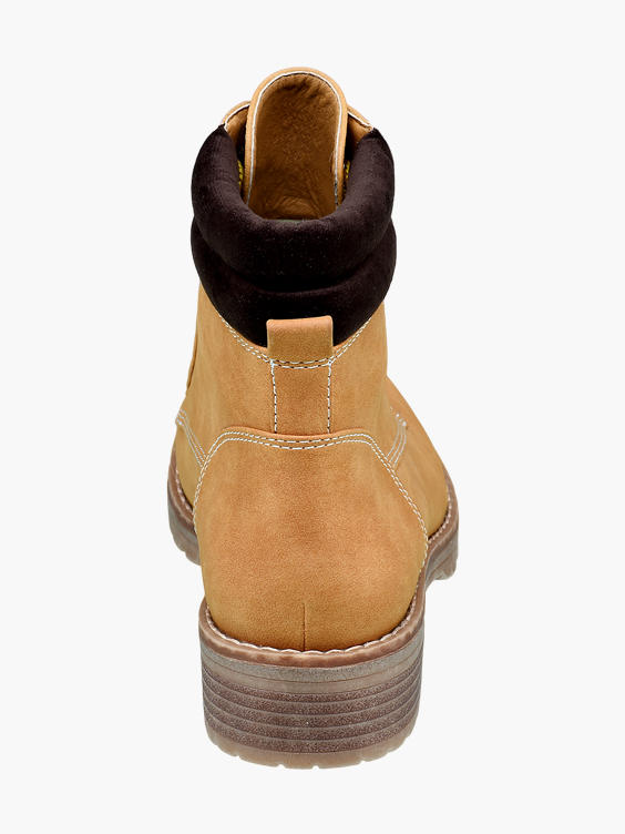 Landrover Tan Lace-up Ankle Boots