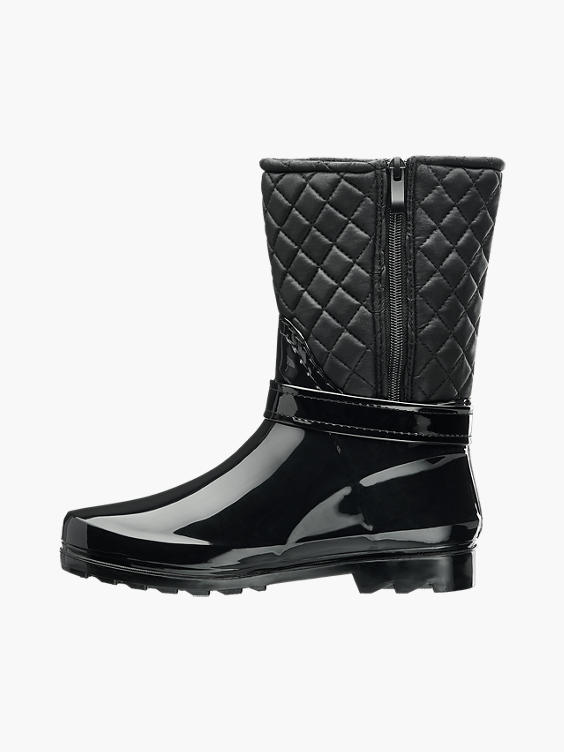 Ladies Graceland Quilted Calf Length Wellington Boots