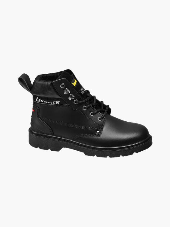 (Landrover) Landrover Mens Steel Toe Black Safety Boots in Black ...