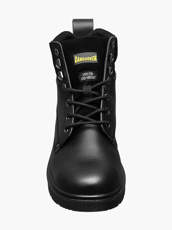 Landrover Mens Steel Toe Black Safety Boots