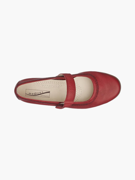Medicus Red Touch Fasten Leather Comfort Shoes