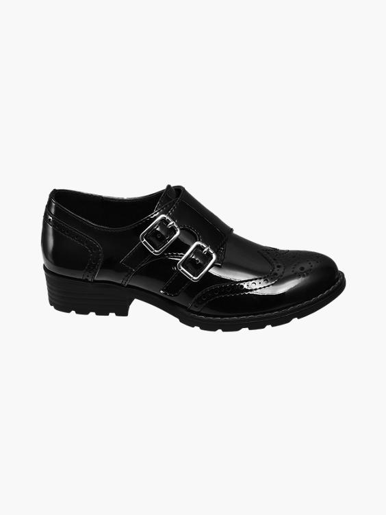 (Graceland) Junior Girls Black Patent Monk Shoes in Black DEICHMANN