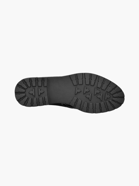 Black Patent Tassle Loafers