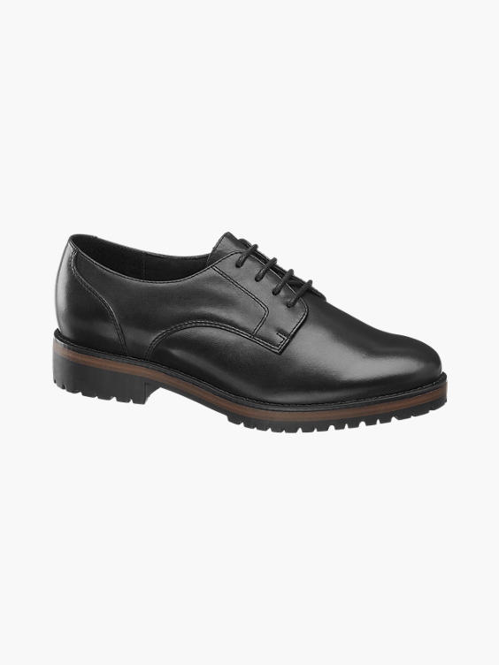 Black Leather Lace Up shoes
