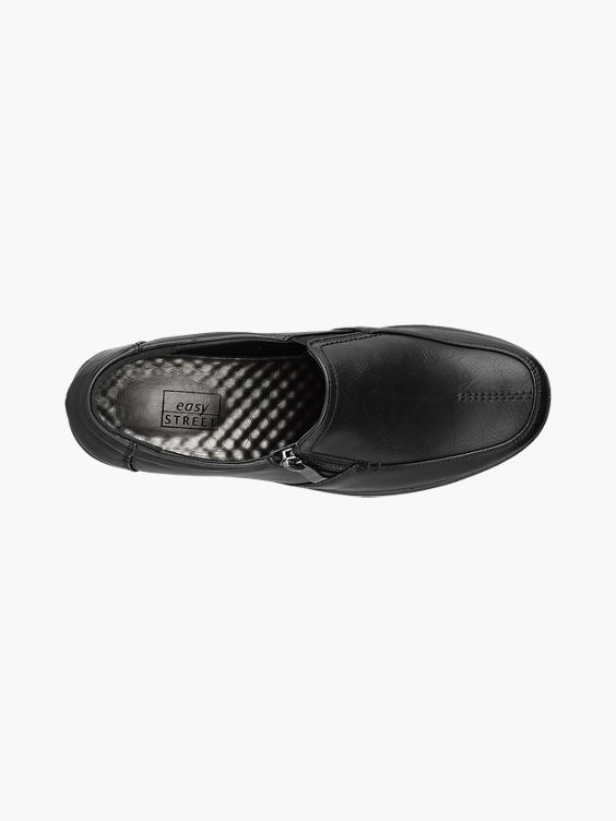 Ladies Black Slip-on Comfort Shoes