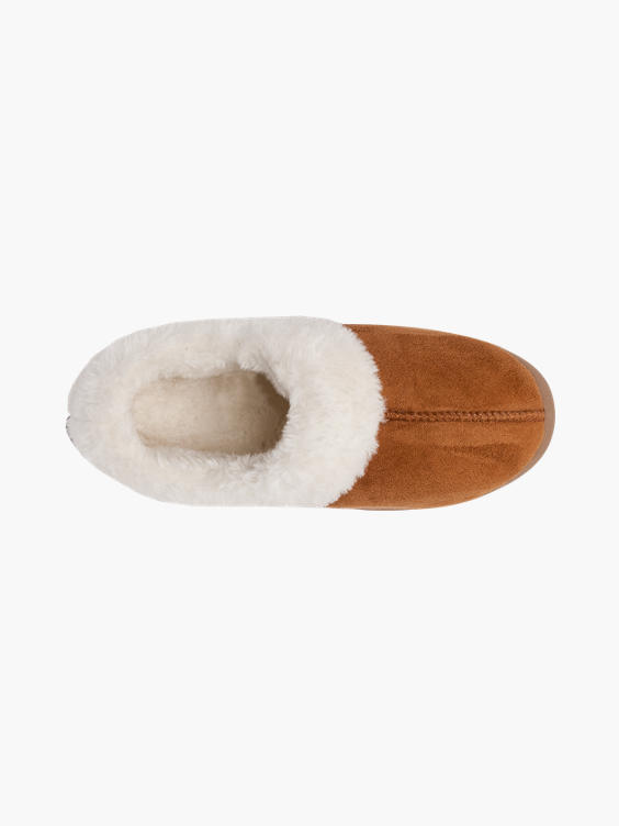 Slippers NOLO Beige faux fur and suede | Hello Moon Shop