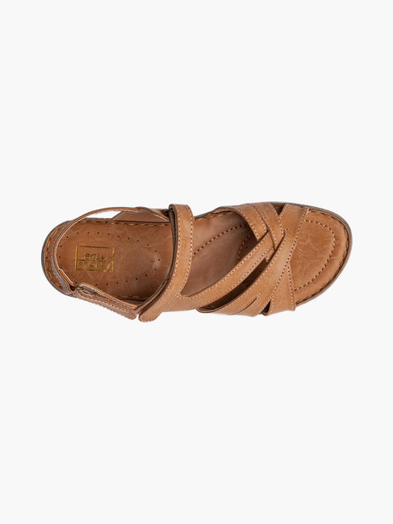 Tan Strappy Comfort Sandals