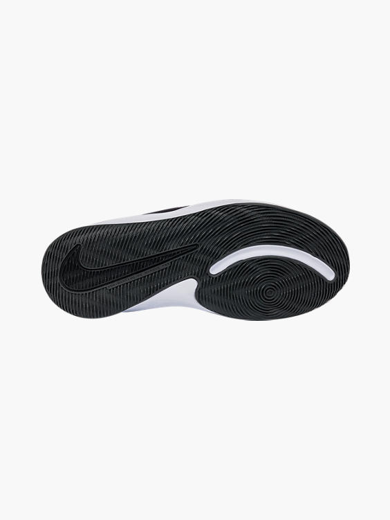 Teen Nike Team Hustle Black and White Lace-up