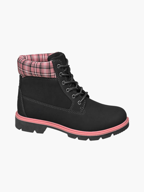 (Vty) Ladies VTY Midcut Warm Lining Boots in Black DEICHMANN