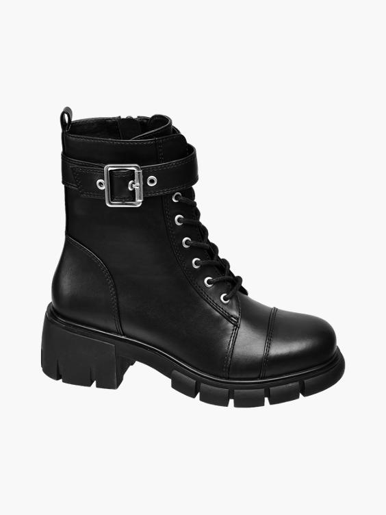 Teen Girl Chunky Lace-up Ankle Boots