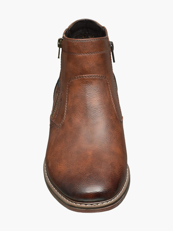 Mens Venice Brown Formal Slip-on Boots