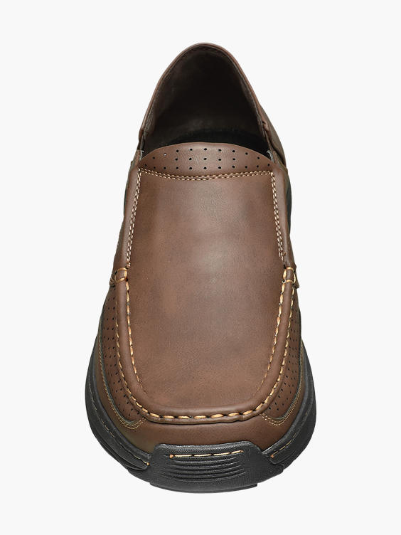 Mens Björndal Brown Slip-on Comfort Shoes