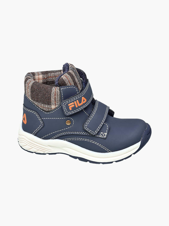 Toddler Boys Navy Twin Strap Fila Boots