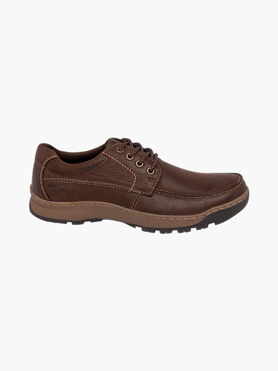 Mens Hush Puppies Tucker Brown Lace-up Shoes
