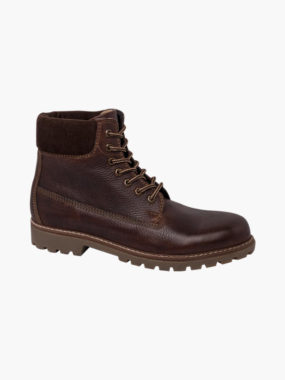 (Landrover) Mens Landrover Leather Brown Lace-up Boots in Brown | DEICHMANN