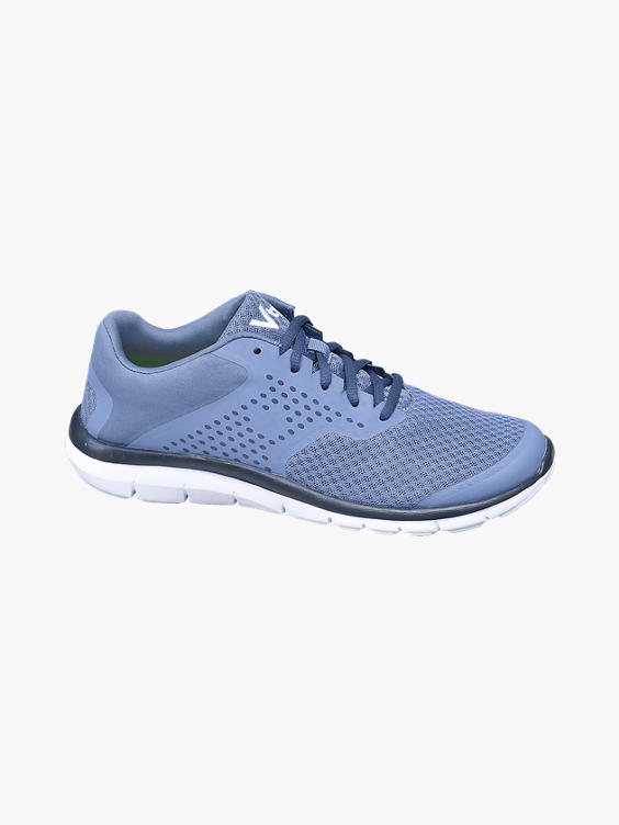 (Vty) VTY Mens Blue Memory Foam Lace-up Trainers in Blue | DEICHMANN